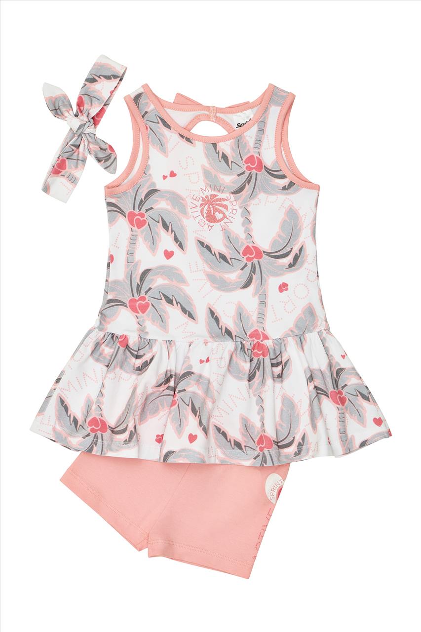 SET TSHIRT-SKORT PINK GIRL SPRINT S2-6 - Image 3