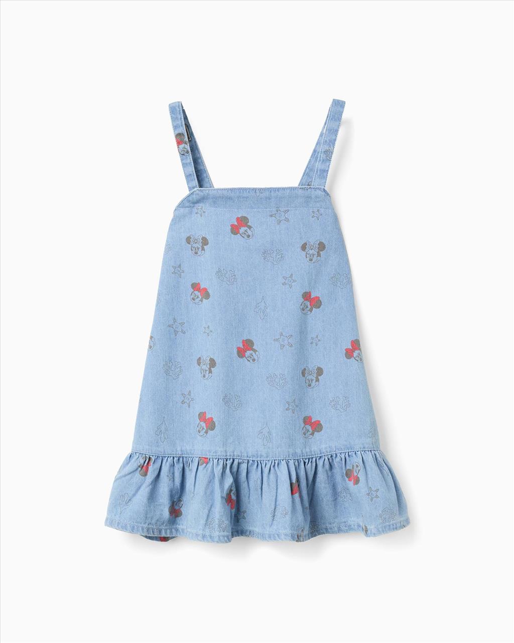 ΦΟΡΕΜΑ DENIM BLUE *MINNIE* BABY GIRL ZIPPY S6M-3Y