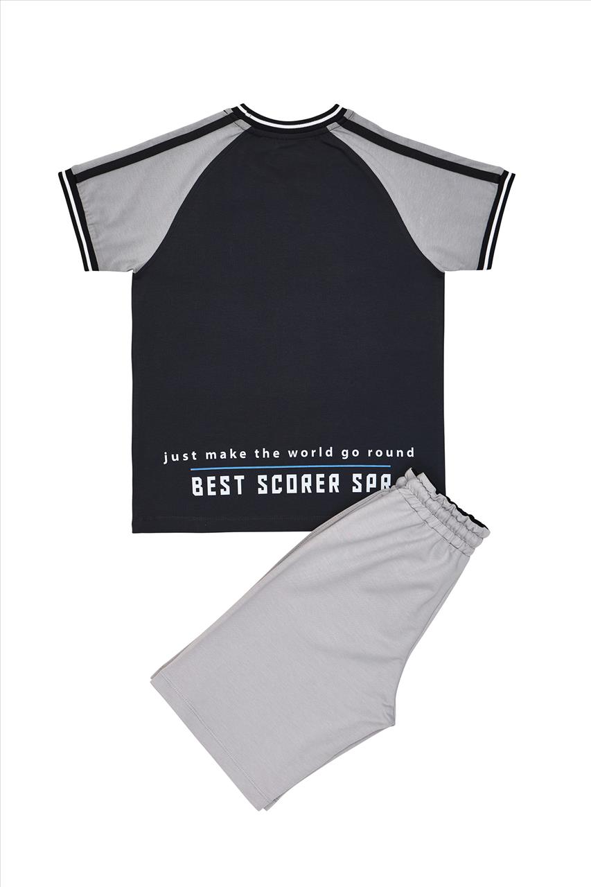 SET TSHIRT-SHORTS FOOTBALL COTTON 2CLS BOY SPRINT S7-16 - Image 5