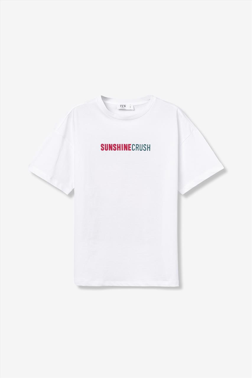 TSHIRT K/M COTTON WHITE GIRL TIFFOSI S10-18