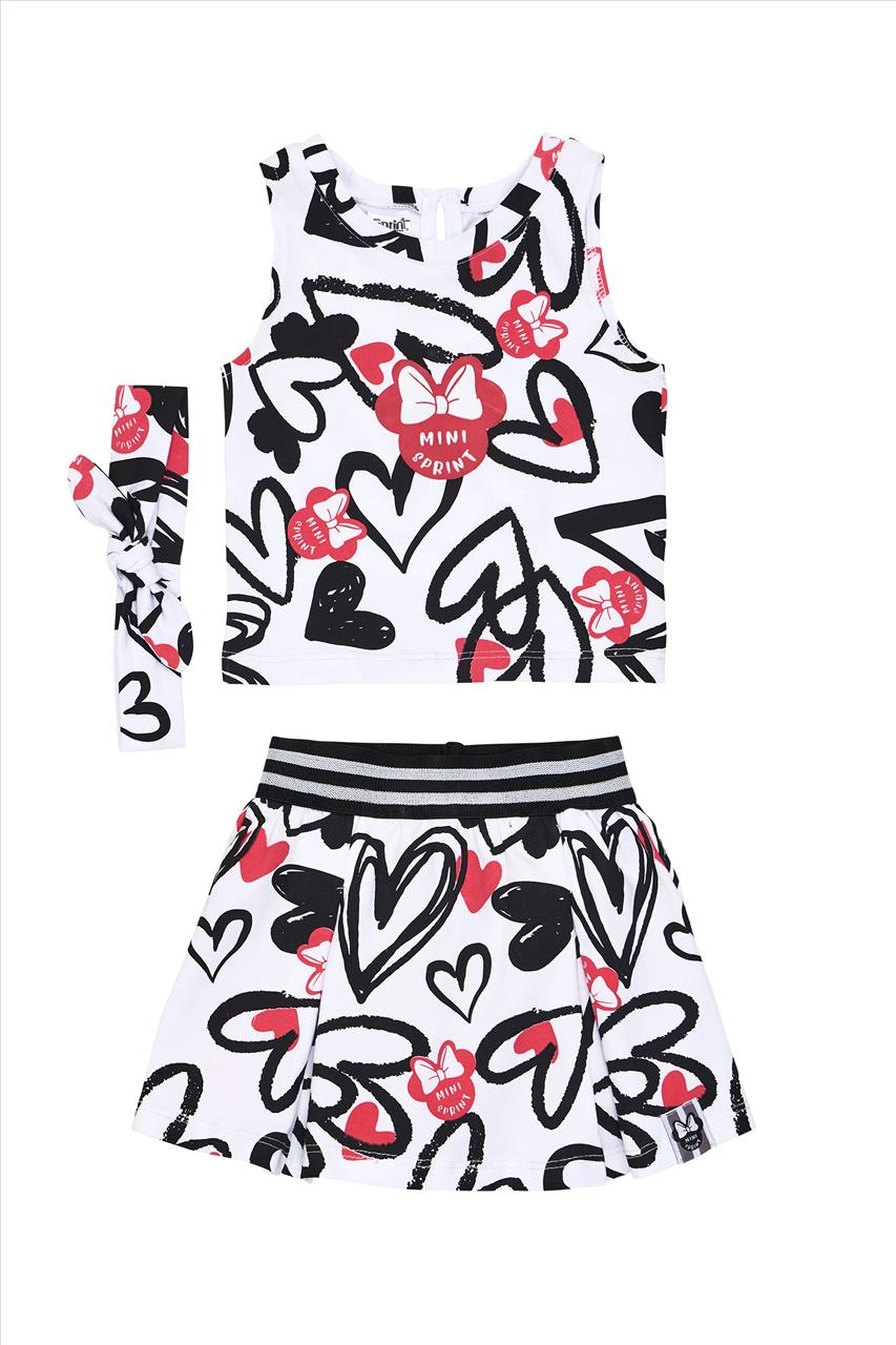 SET TOP-SKORT *MINNIE* GIRL SPRINT S2-6