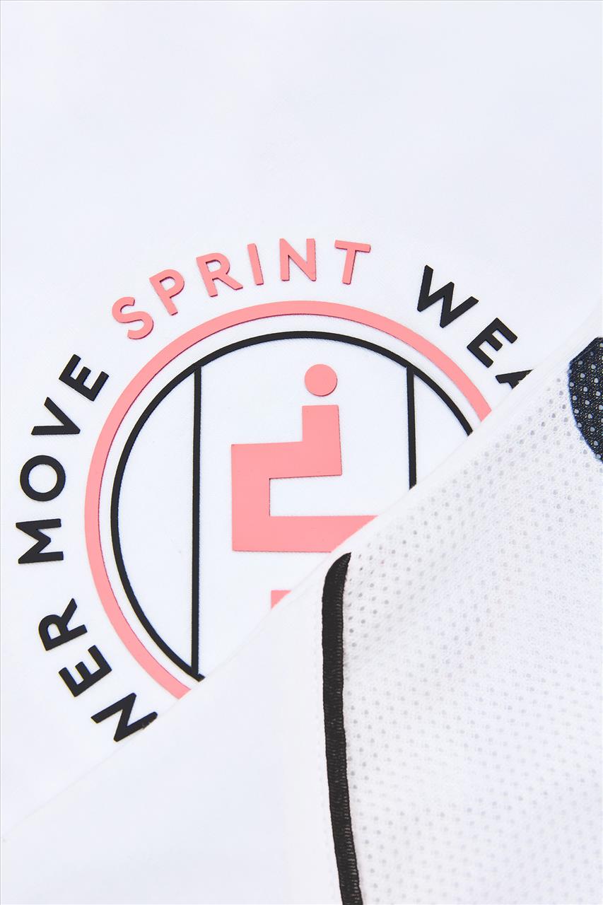 SET TSHIRT-SHORTS WHITE GIRL SPRINT S7-14 - Image 3