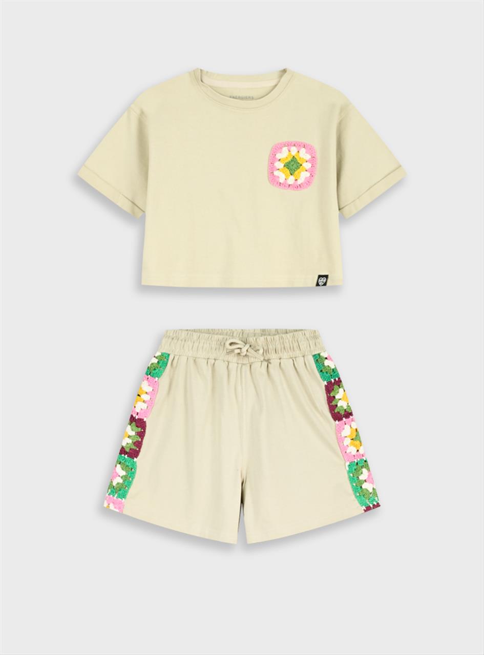 SET TSHIRT-SHORTS COTTON 2CLS GIRL ENERGIERS S6-16 - Image 4