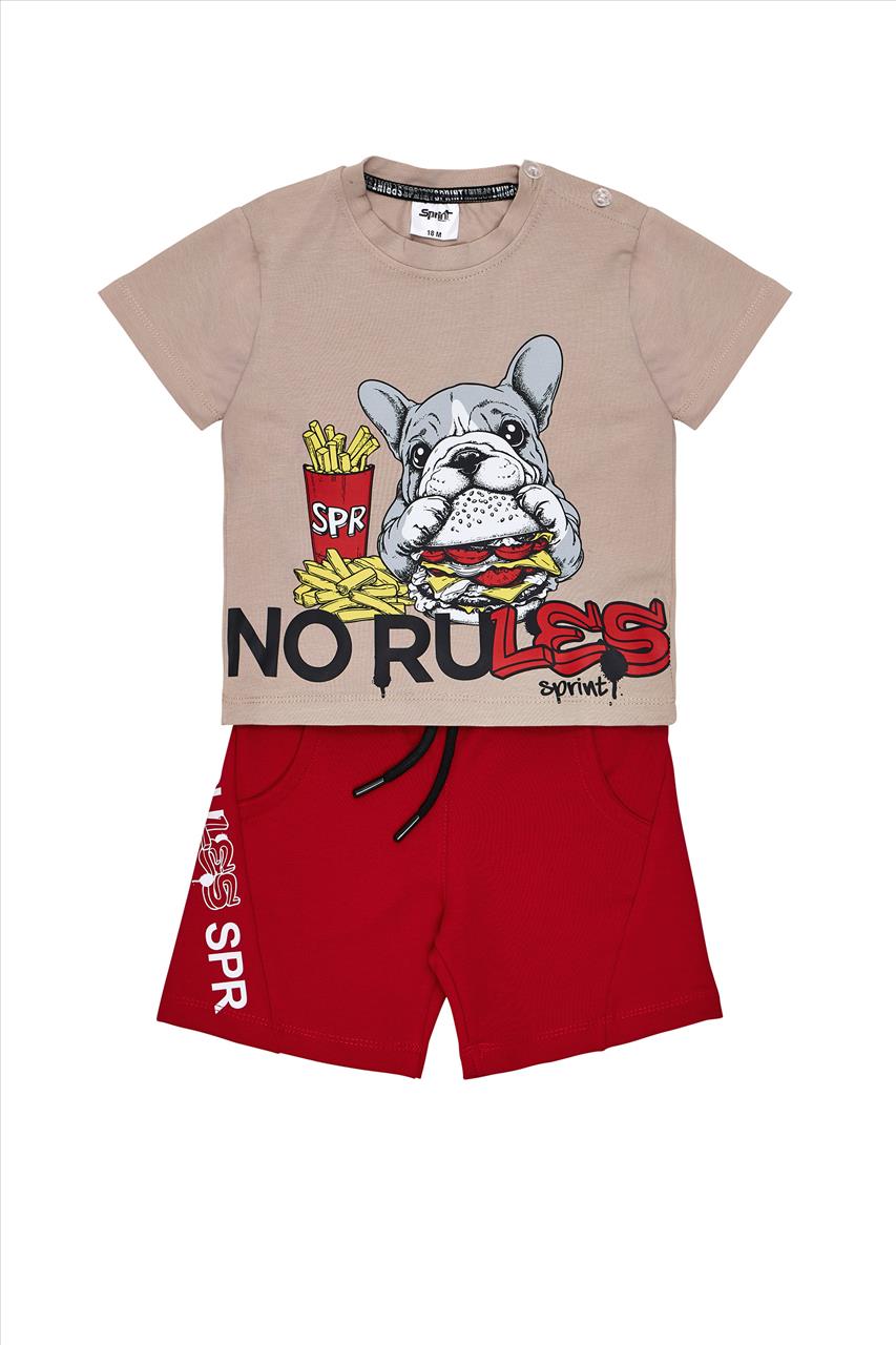 SET TSHIRT-SHORTS 2CLS BOY SPRINT S12M-6Y - Image 3