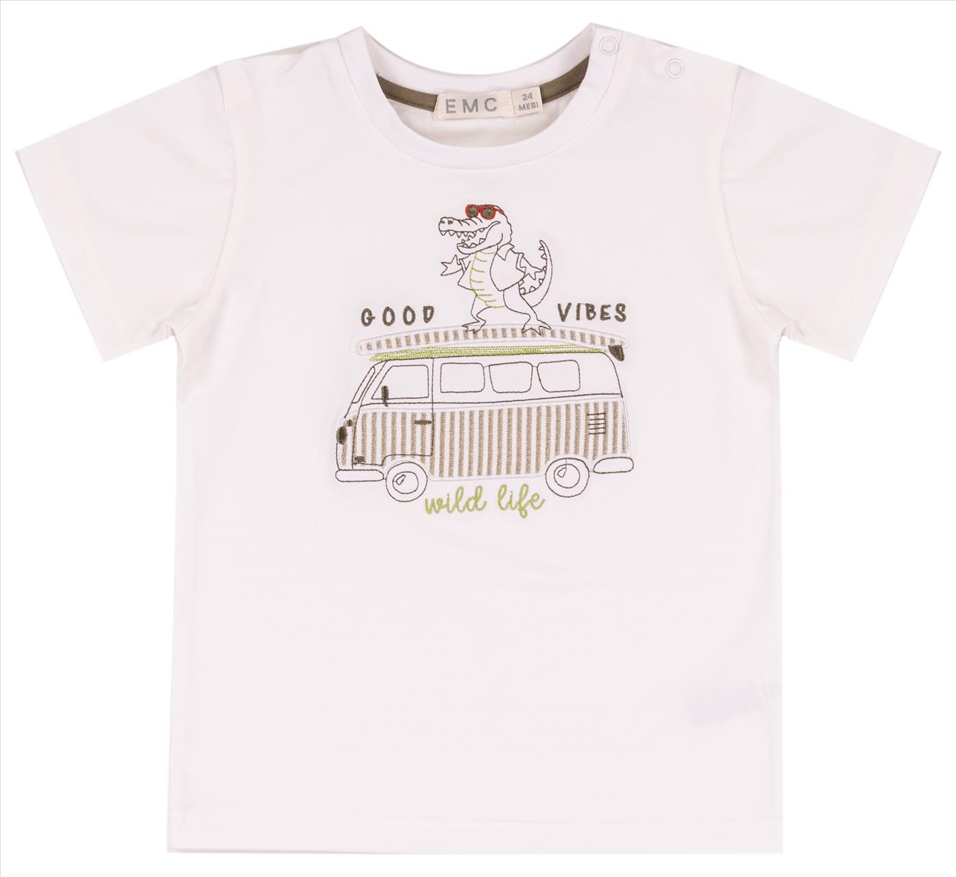 TSHIRT K/M IVORY BOY E.M.C S3-8