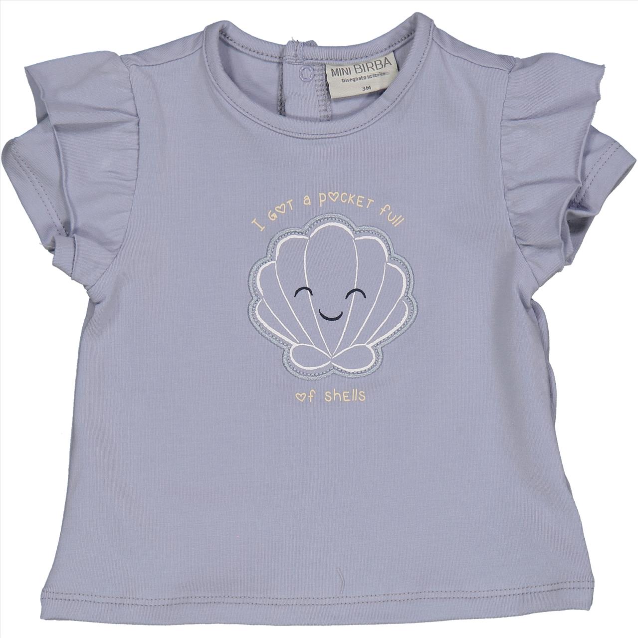 TSHIRT K/M LIGHT BLUE BABY GIRL BIRBA S3M-2Y