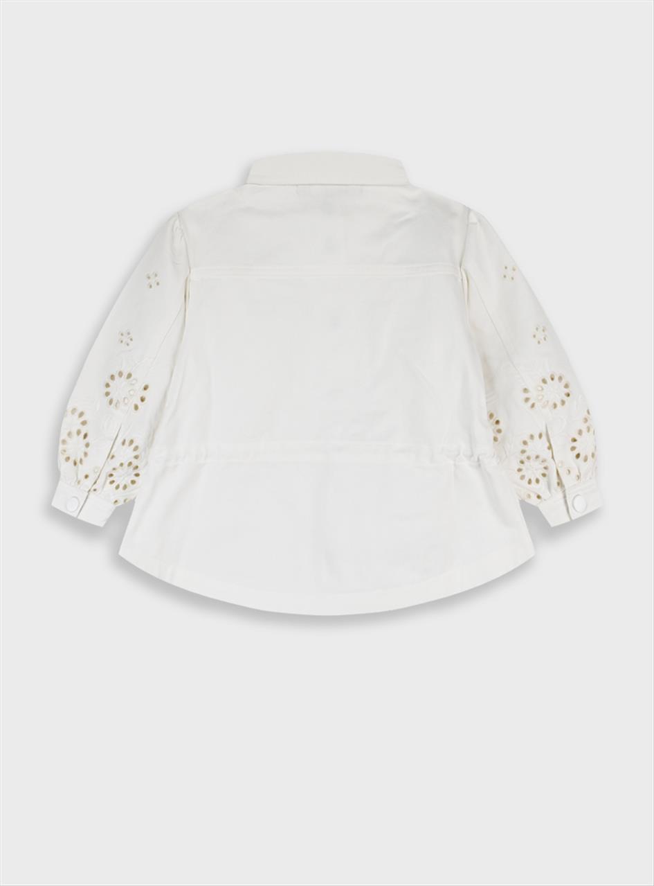 JACKET IVORY POPLINE GIRL ENERGIERS S2-7 - Image 3