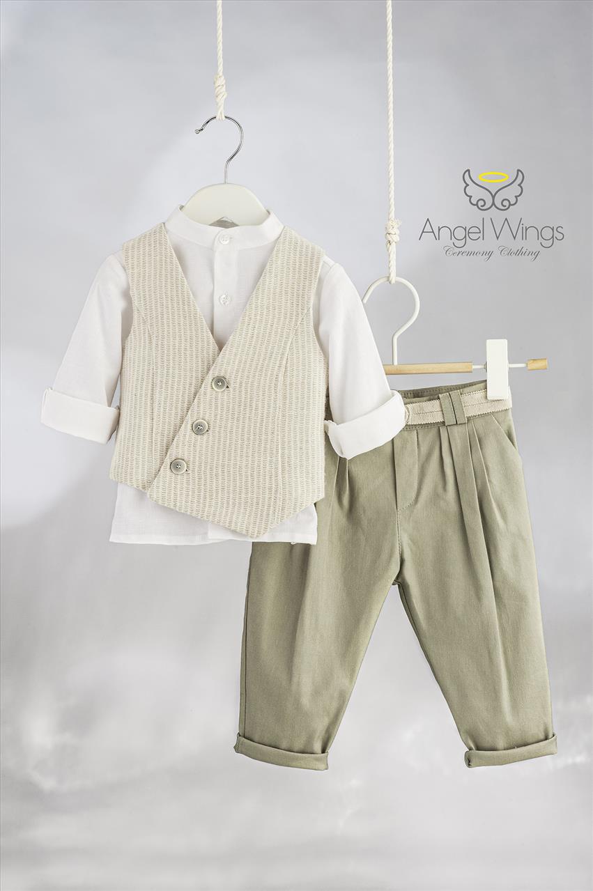 ΣΕΤ ΠΑΝΤΕΛΟΝΙ-ΠΟΥΚΑΜΙΣΟ-ΓΙΛΕΚΟ ALVARO BY ANGEL WINGS