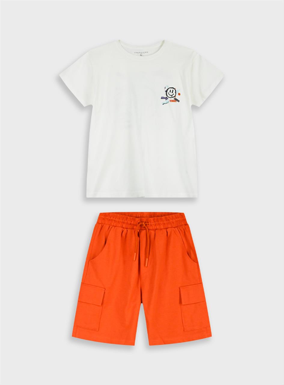 SET TSHIRT-SHORTS COTTON 2CLS BOY ENERGIERS S6-16 - Image 3