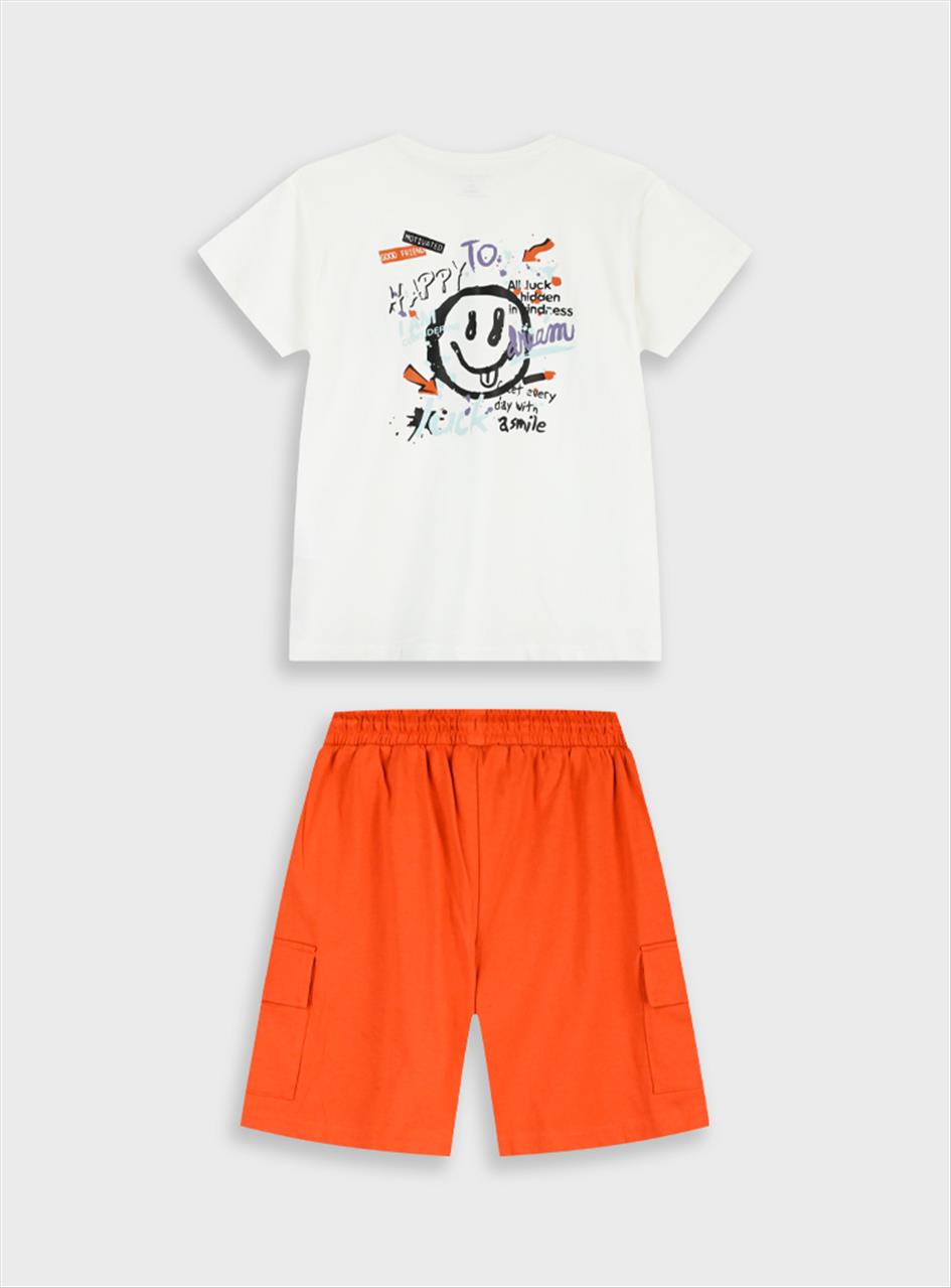 SET TSHIRT-SHORTS COTTON 2CLS BOY ENERGIERS S6-16 - Image 4