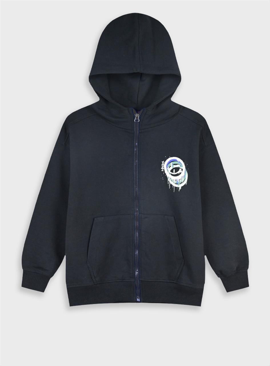 ZIP HOODIES BLACK BOY ENERGIERS S6-16