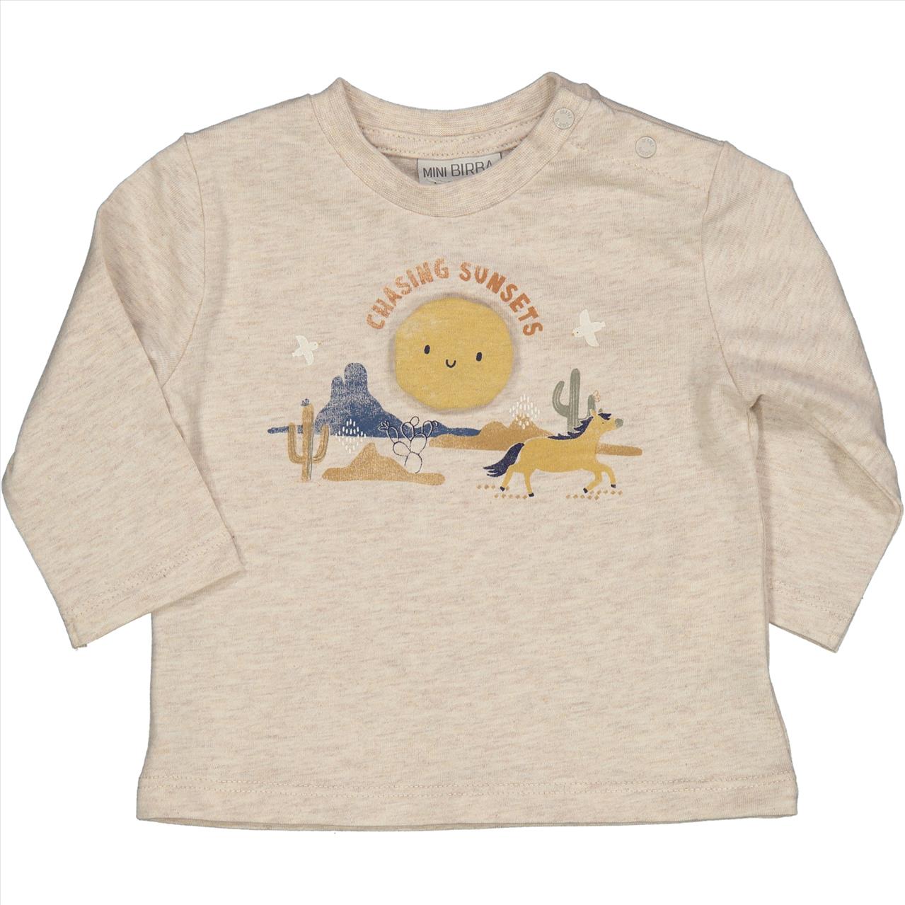 TSHIRT K/M BEIGE BABY BOY BIRBA S3M-2Y