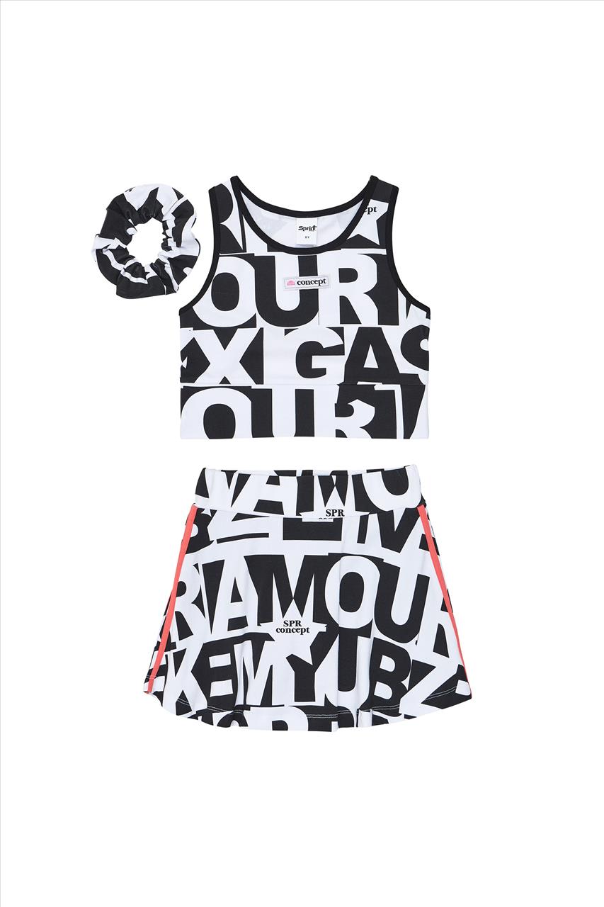 SET TSHIRT-SKORT GIRL SPRINT S7-14