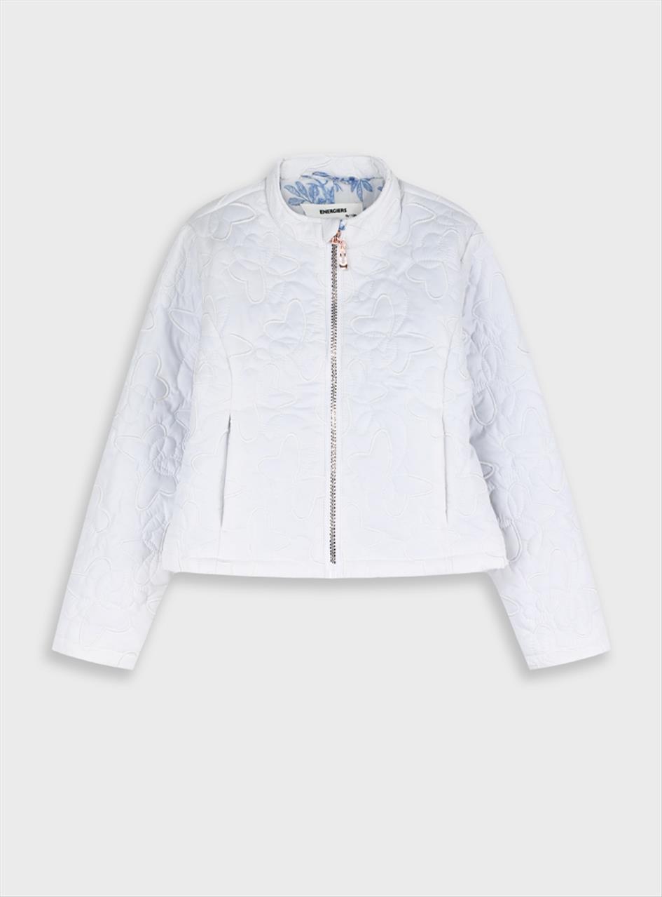 LIGHT PUFFER TZAKET WHITE GIRL ENERGIERS S6-16