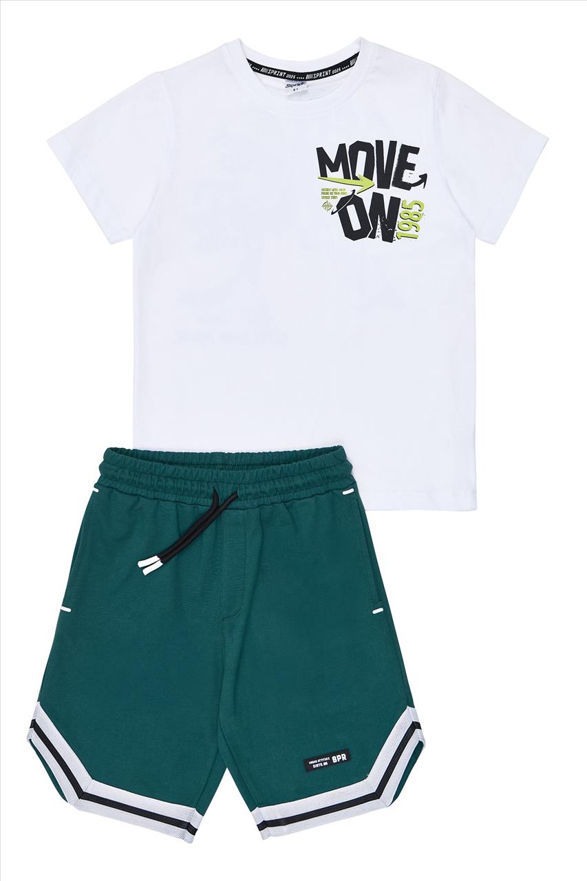 SET TSHIRT-SHORTS BASCETBALL 2CLS BOY SPRINT S7-16 - Image 4