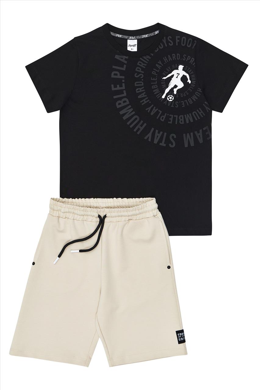 SET TSHIRT-SHORTS FOOTBALL 2CLS BOY SPRINT S7-16 - Image 4