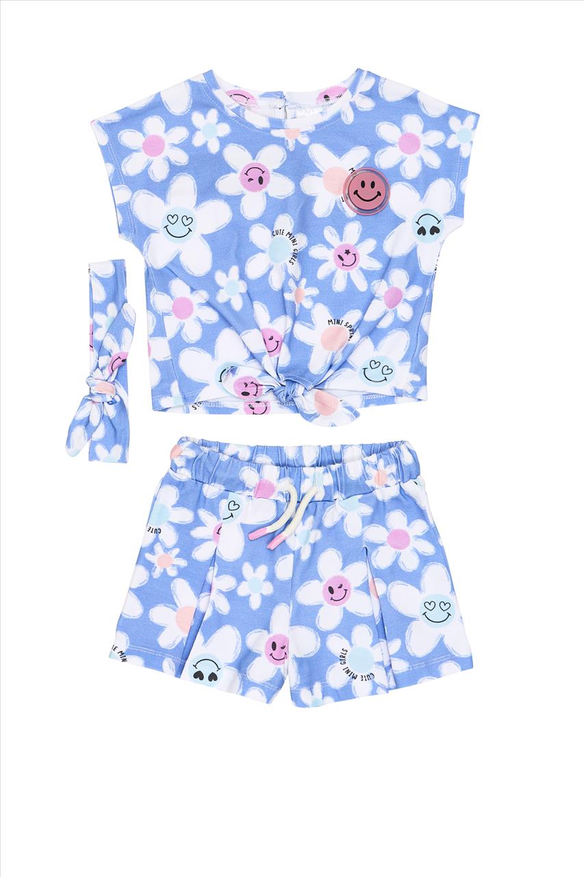 SET TSHIRT-SHORTS GIRL SPRINT S2-6