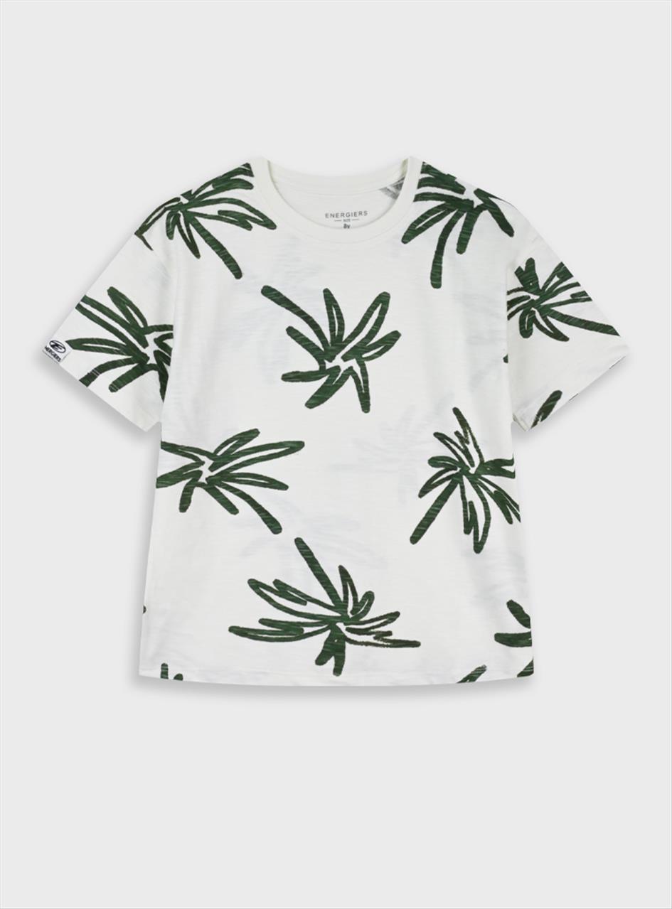 TSHIRT K/M COTTON BEIGE BOY ENERGIERS S6-16