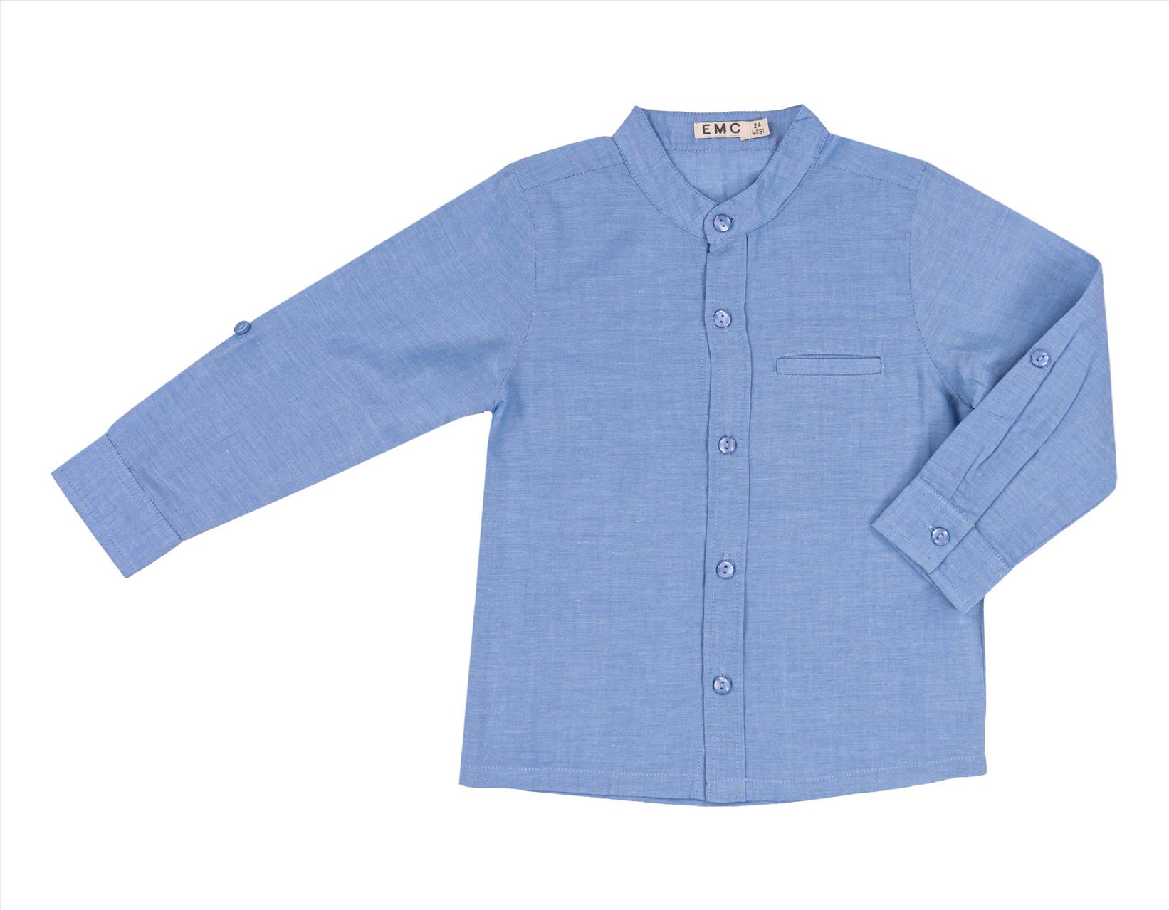 ΠΟΥΚΑΜΙΣΟ Μ/Μ MAO LINEN BLUE BOY E.M.C S3-8