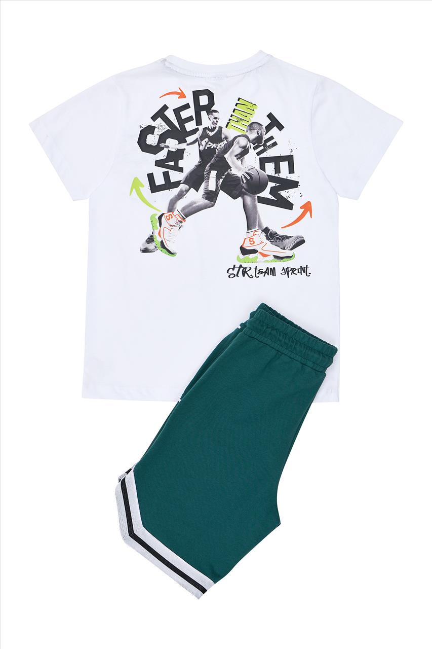 SET TSHIRT-SHORTS BASCETBALL 2CLS BOY SPRINT S7-16 - Image 5