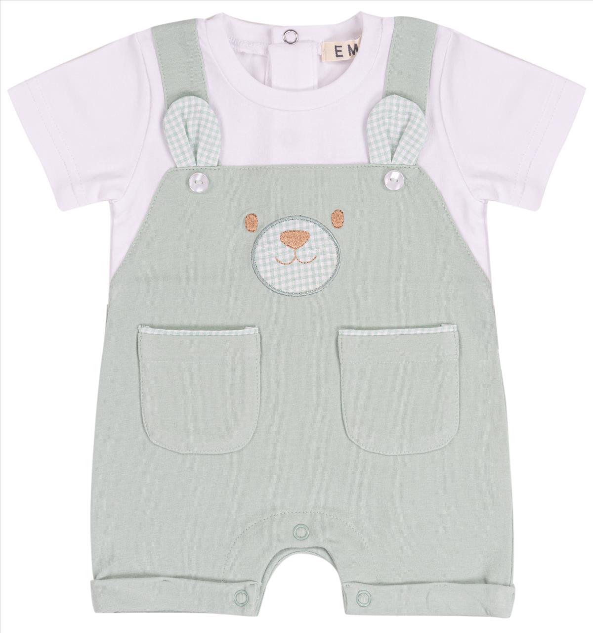 ΦΟΡΜΑΚΙ COTTON MINT BABY BOY E.M.C S1M-9M