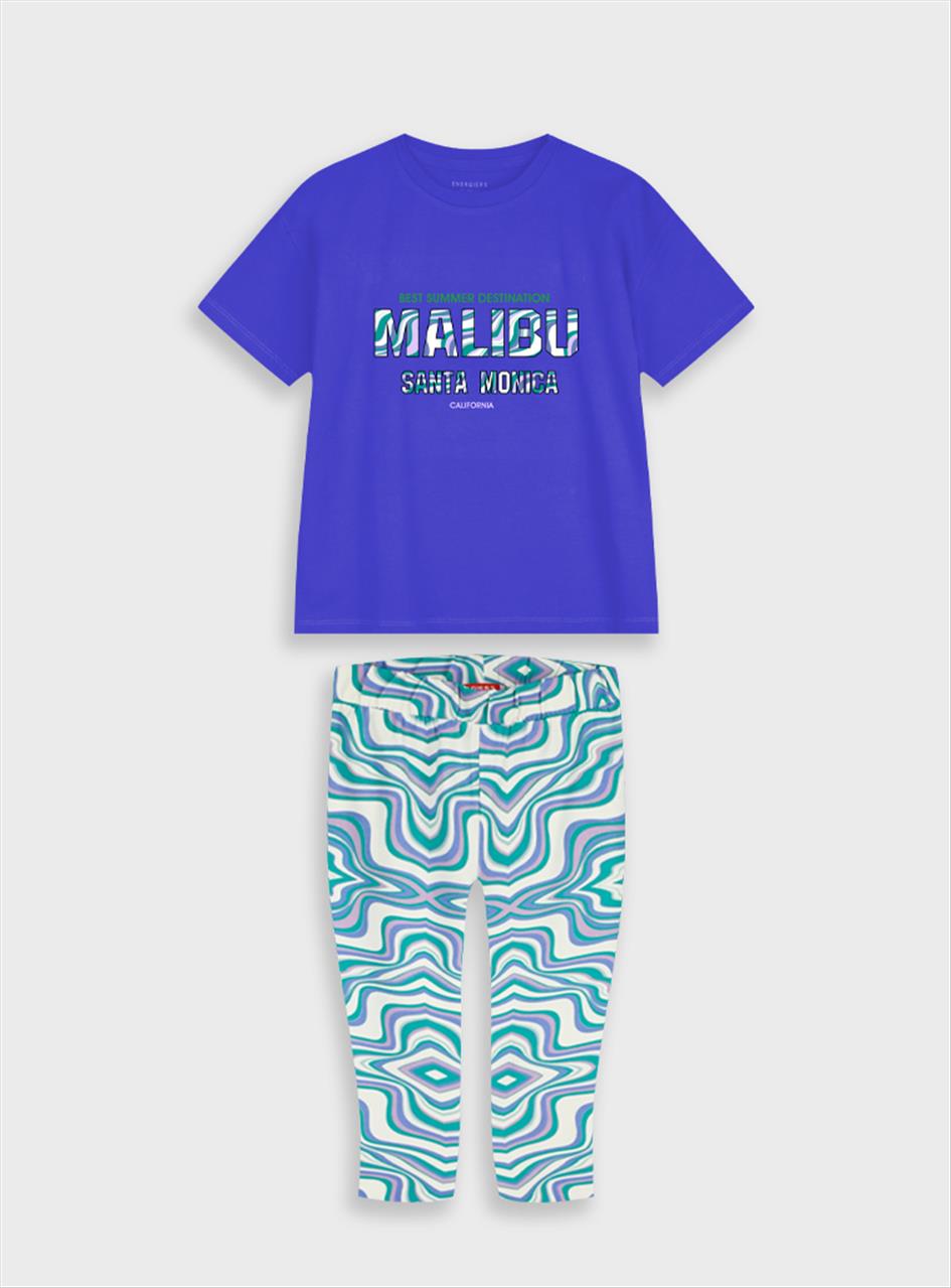 SET TSHIRT-LEGGINGS COTTON GIRL ENERGIERS S6-16