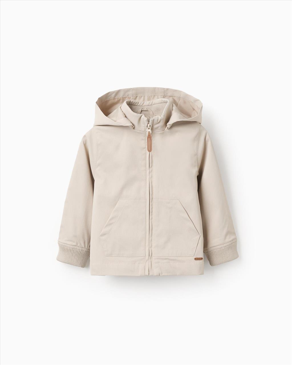 ΜΠΟΥΦΑΝ HOODIES BEIGE BABY BOY ZIPPY S6M-3Y