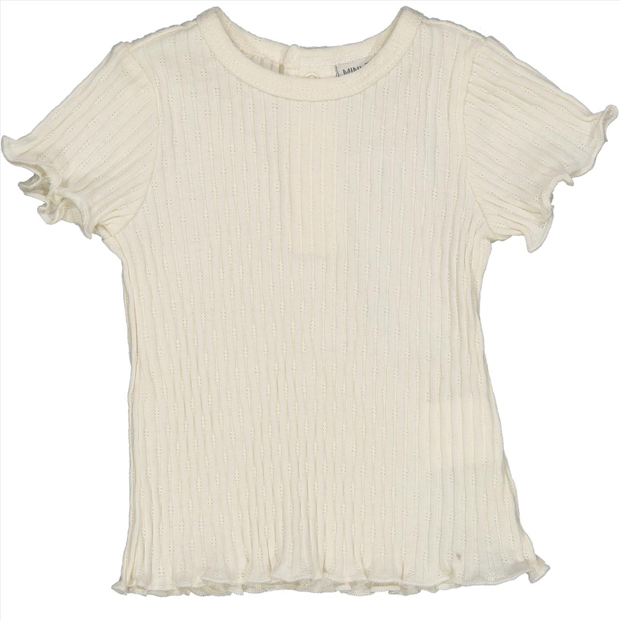 ΜΠΛΟΥΖΑ Κ/Μ RIB IVORY BABY GIRL BIRBA S3M-2Y