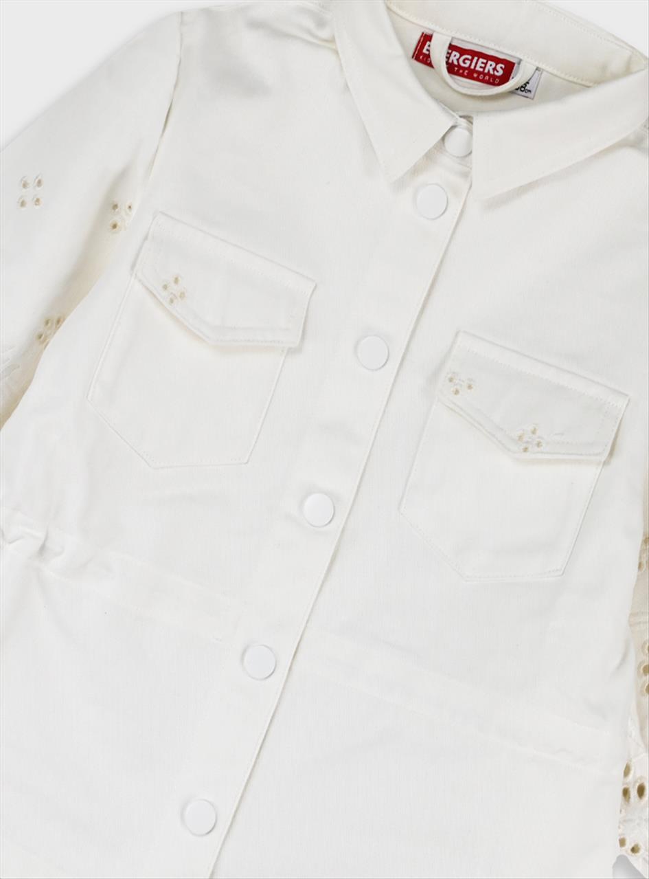 JACKET IVORY POPLINE GIRL ENERGIERS S2-7