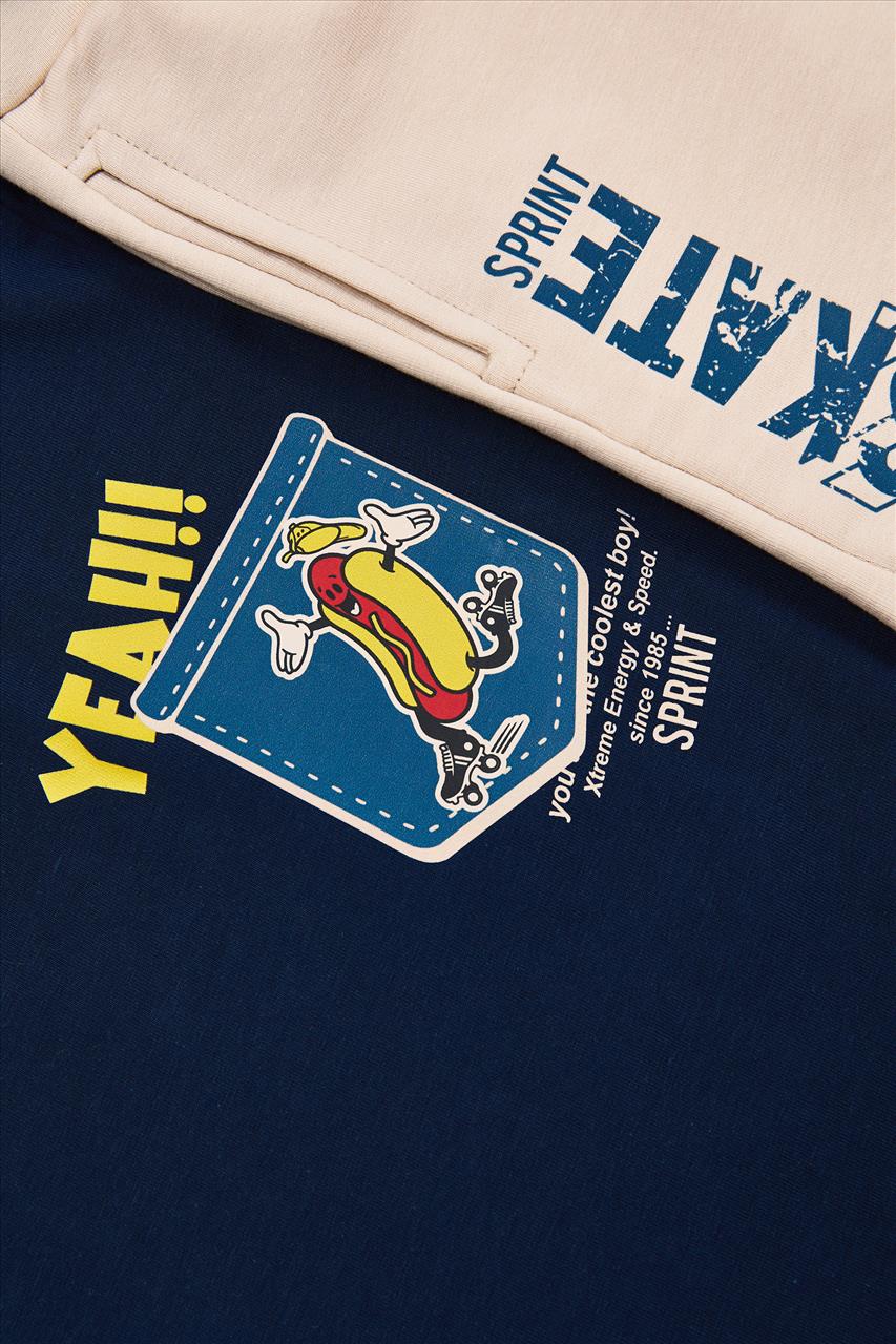 SET TSHIRT-SHORTS BLUE BOY SPRINT S2-6 - Image 3