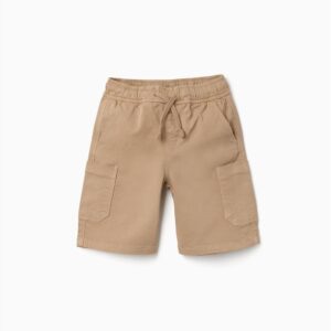 SHORTS CARGO BEIGE BOY ZIPPY 3-12
