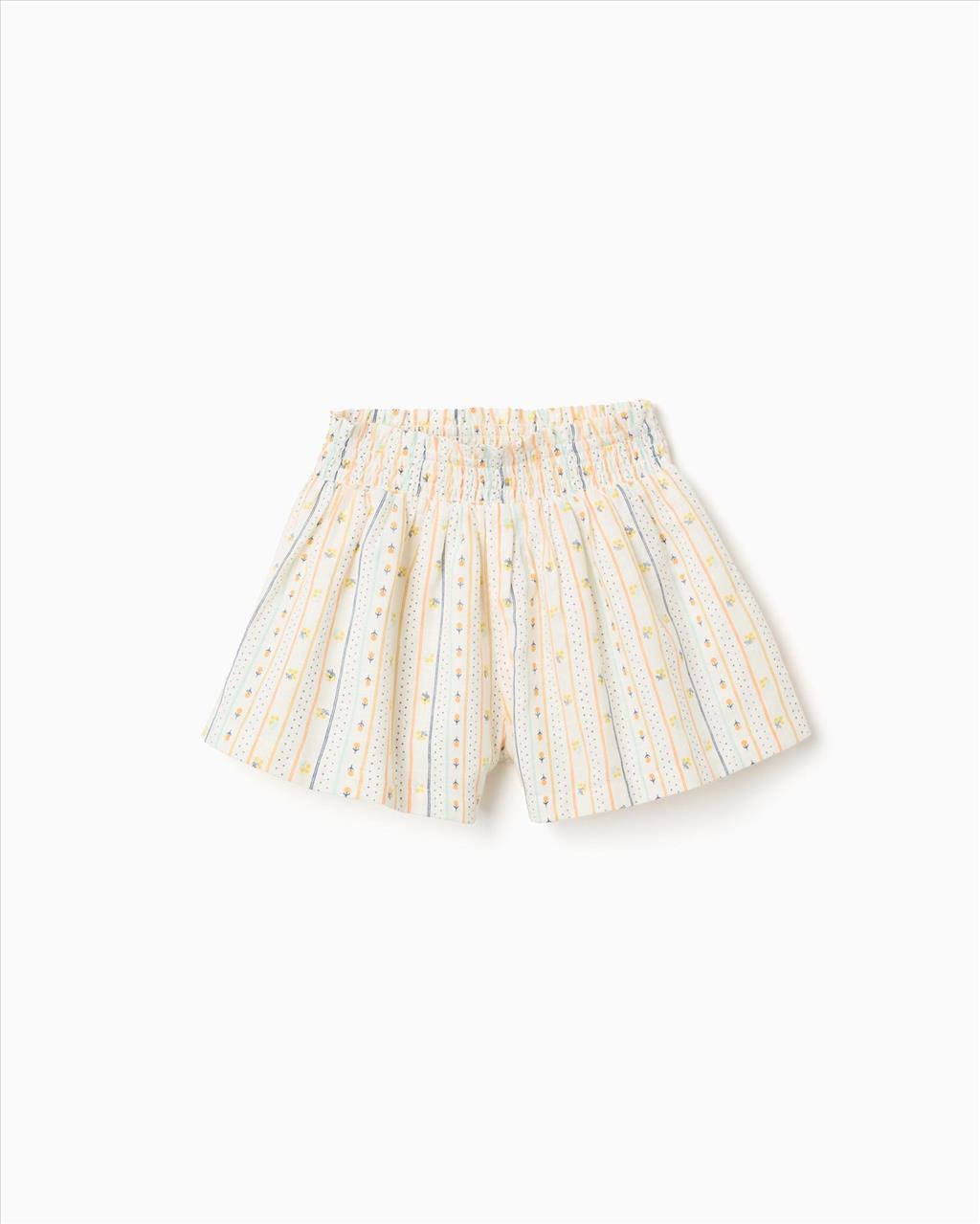 SHORTS LIGHT BEIGE GIRL ZIPPY S3-14
