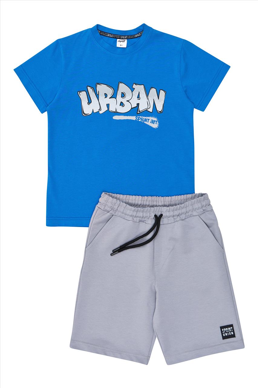 SET TSHIRT-SHORTS 2CLS BOY SPRINT S7-16