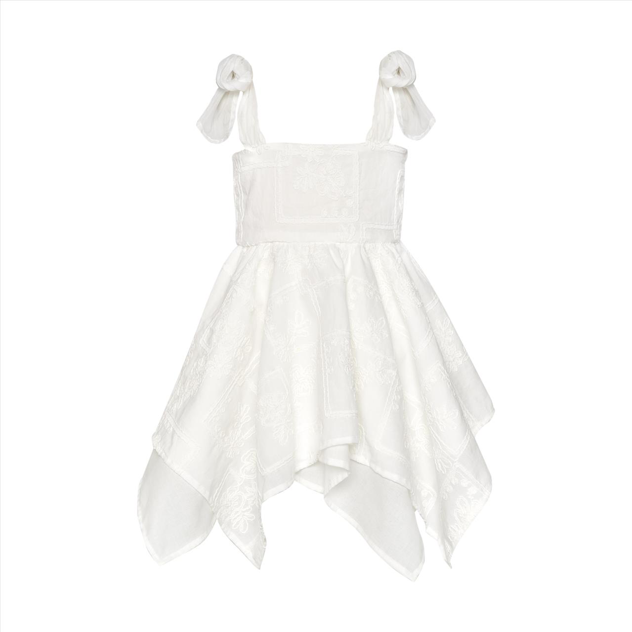 DRESS FLOWERGIRLS ASSYMETRIC TWO IN A CASTLE