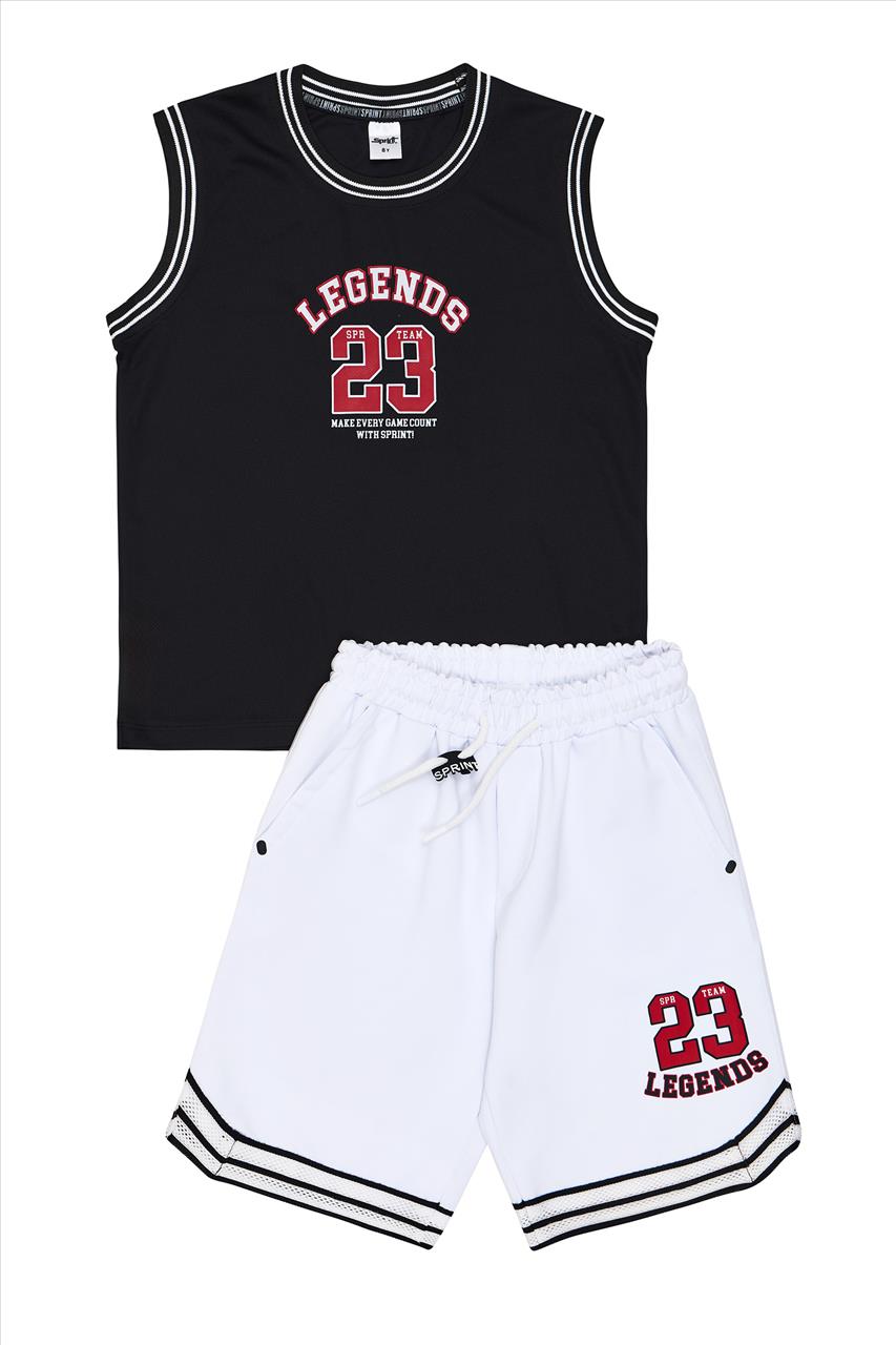 SET TSHIRT-SHORTS COTTON 2CLS BOY SPRINT S7-16