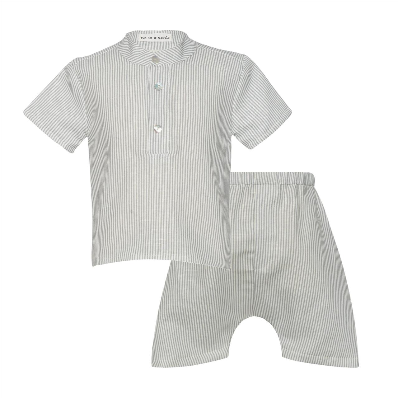 ΣΕΤ ΠΟΥΚΑΜΙΣΟ-ΒΕΡΜΟΥΔΑ ΡΙΓΕ MINT SORBETTWO IN A CASTLE