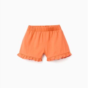 SHORTS COTTON ORANGE GIRL ZIPPY S3-14