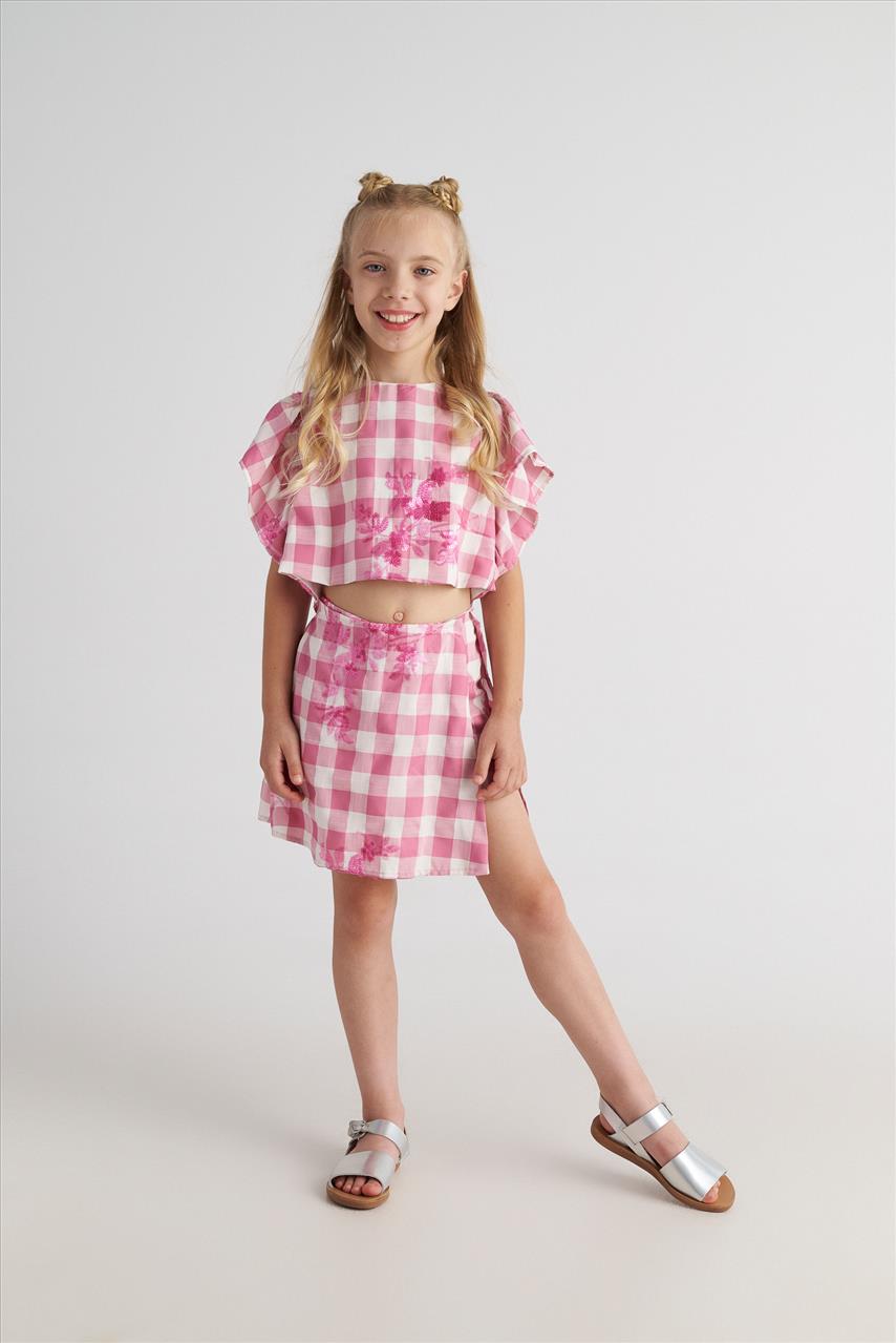 SET PINKLADY SKORT-TOP TWO IN A CASTLE