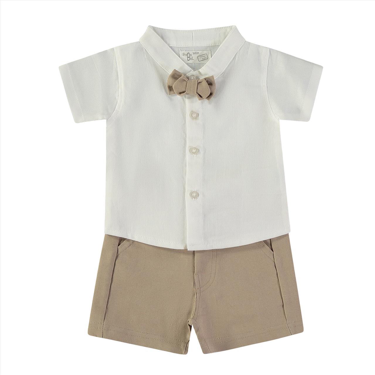 ΣΕΤ ΠΟΥΚΑΜΙΣΟ-ΒΕΡΜΟΥΔΑ WHITE BOY BABYBOL S12M-8Y