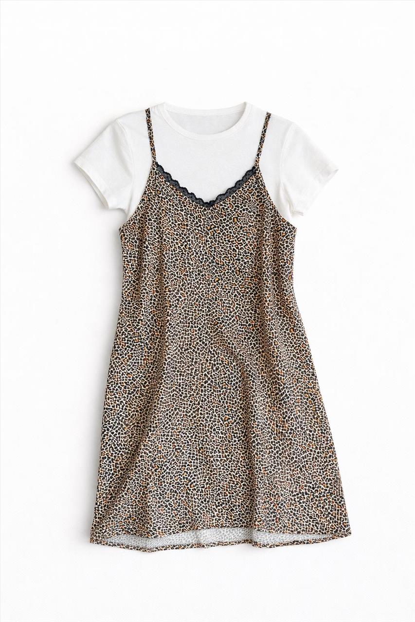 ΦΟΡΕΜΑ ANIMAL PRINT GIRL LOSAN S8-16
