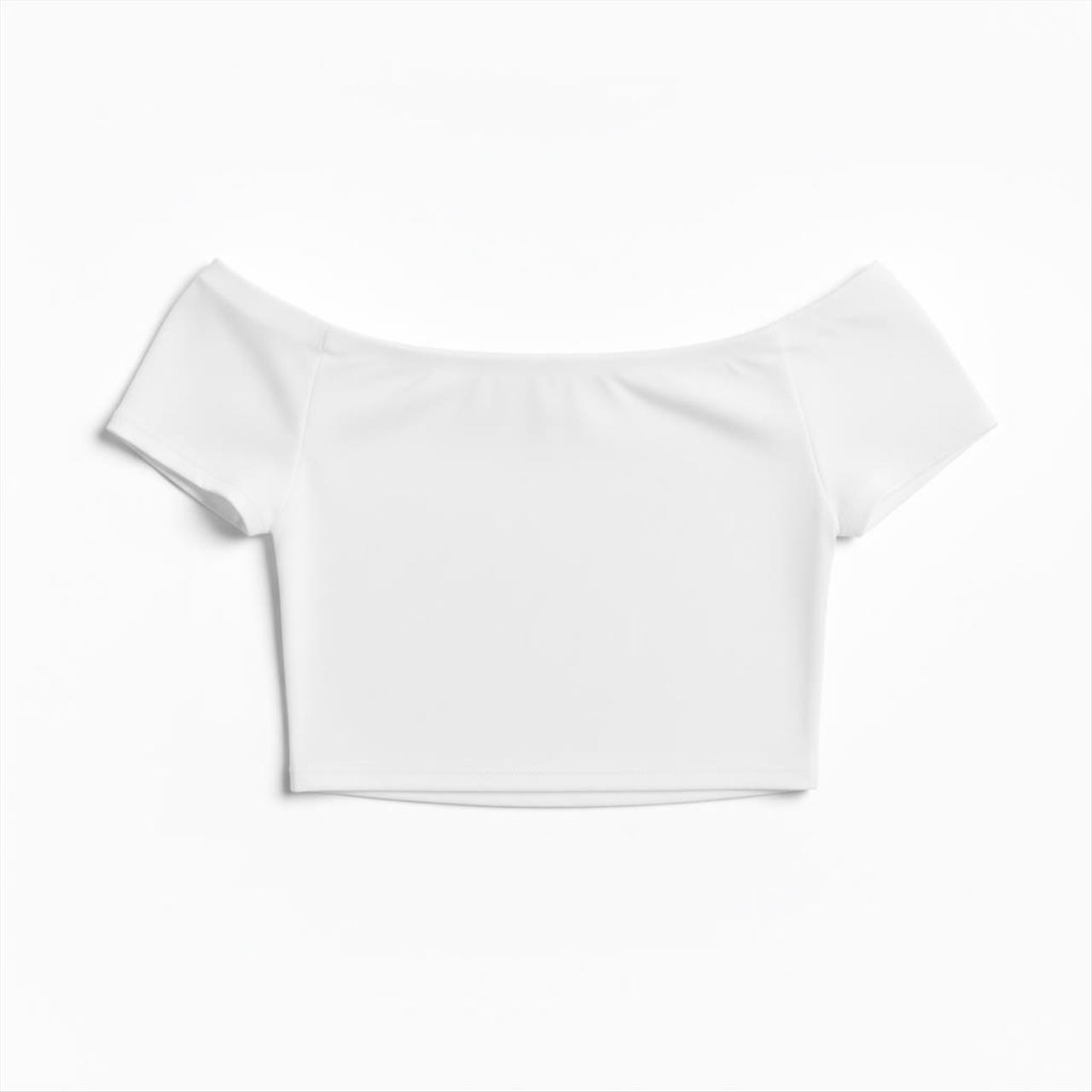 CROP TOP IVORY GIRL LOSAN S8-16