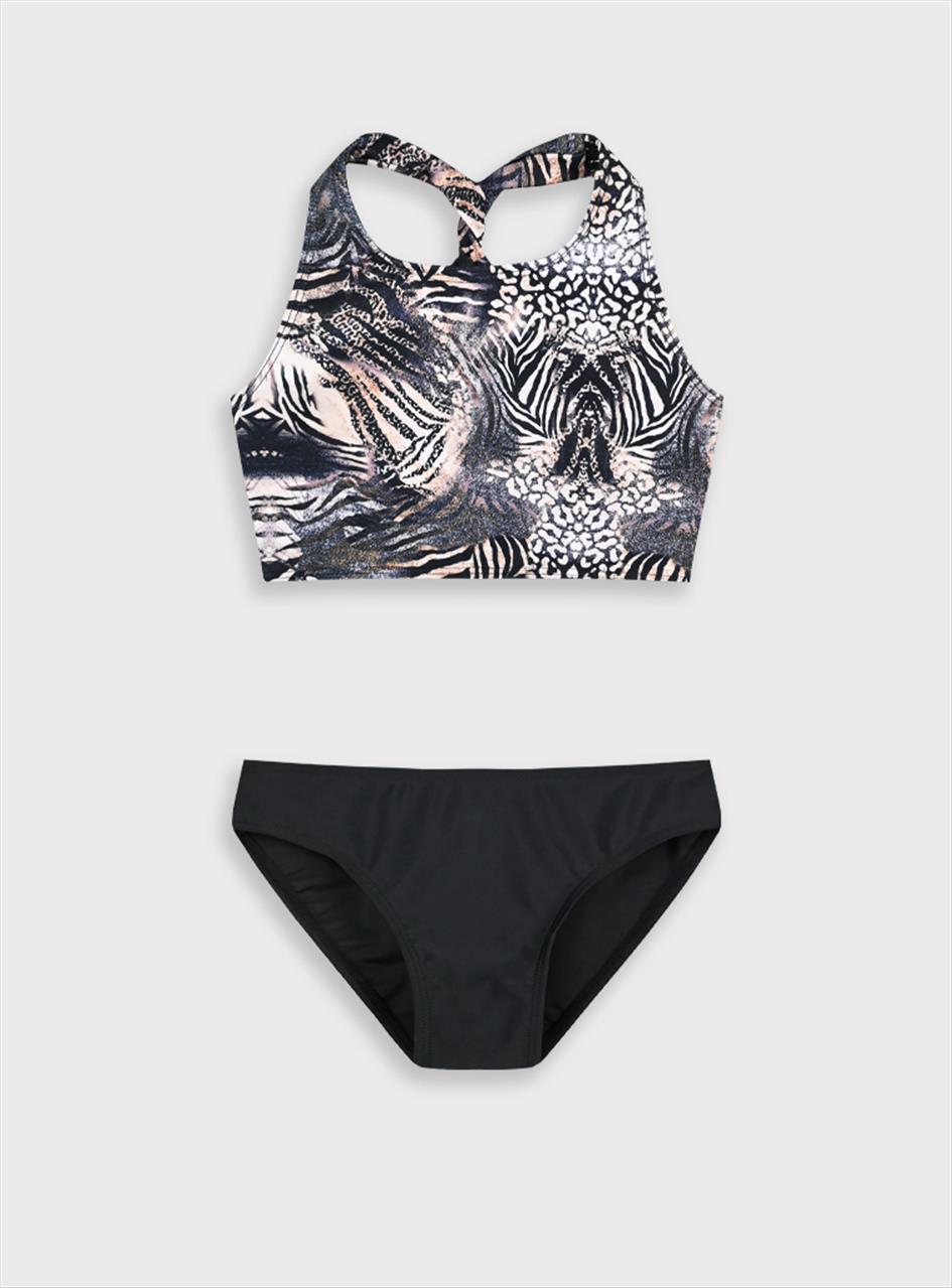 ΜΠΙΚΙΝΙ ΜΕ ΜΠΟΥΣΤΑΚΙ ANIMAL PRINT GIRL ENERGIERS S6-16