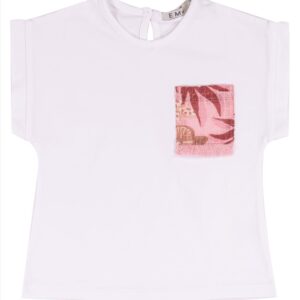 TSHIRT K/M WHITE GIRL E.M.C S3-8