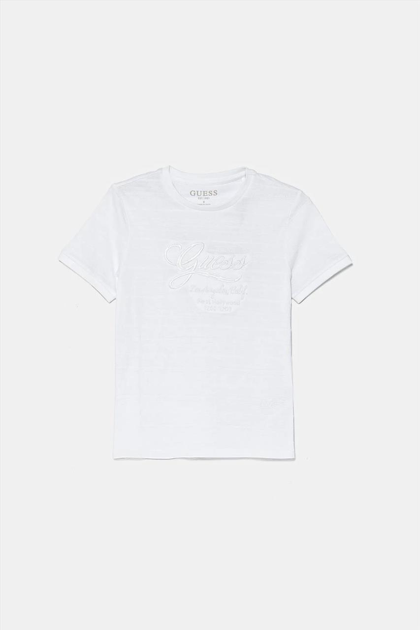 TSHIRT K/M WHITE BOY GUESS S8-18