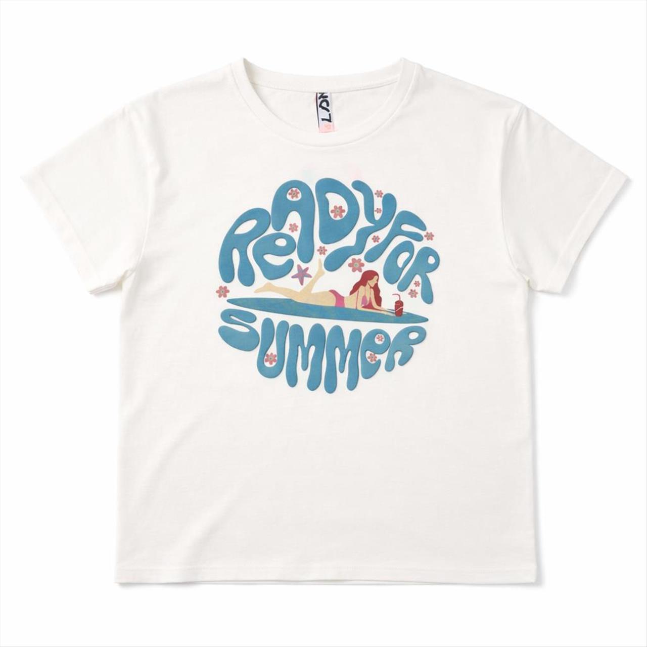 TSHIRT K/M COTTON 2CLS GIRL LOSAN S8-16