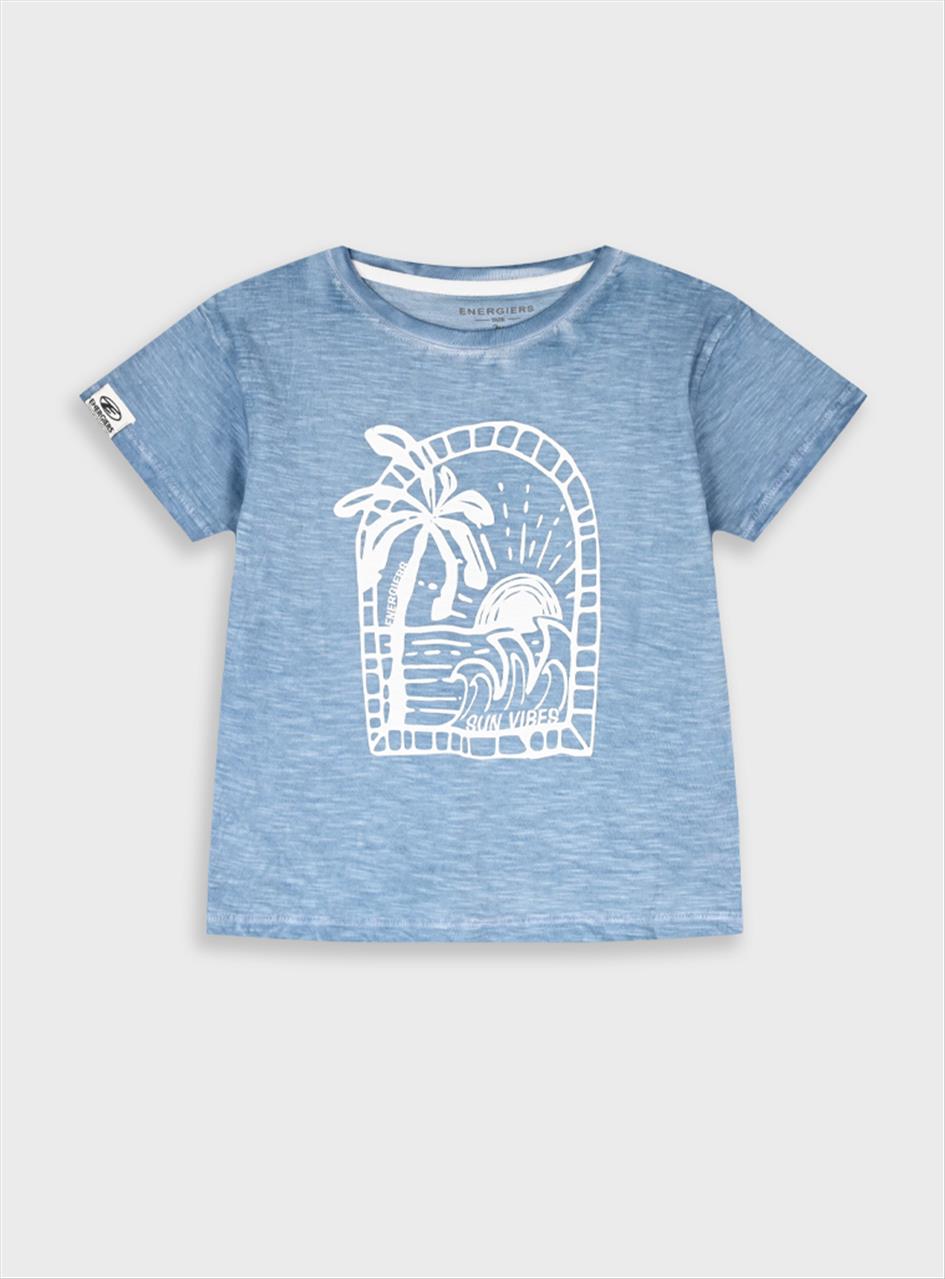 TSHIRT K/M COTTON BLUE BOY ENERGIERS S12M-7
