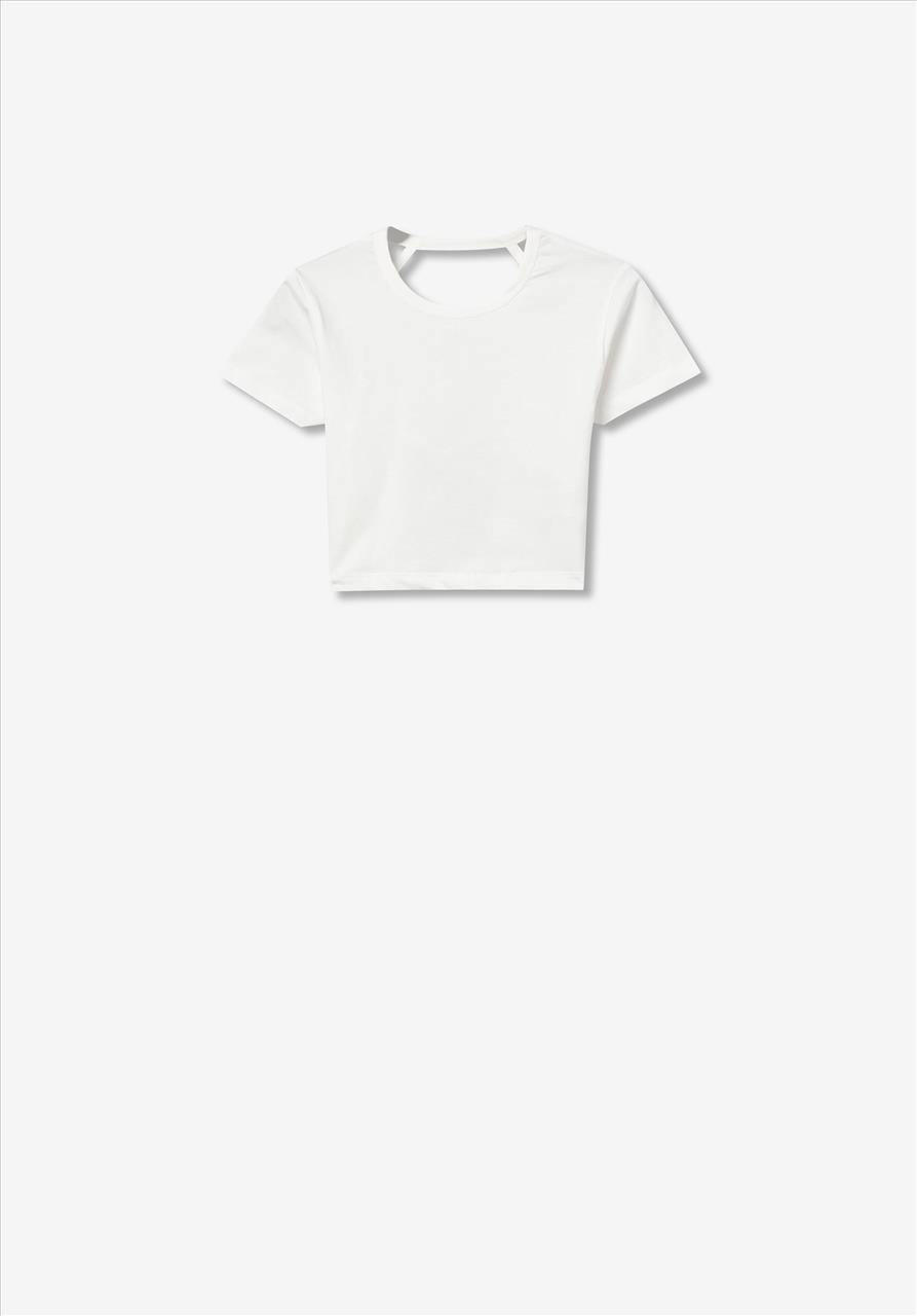 CROP TOP IVORY GIRL TIFFOSI S10-18