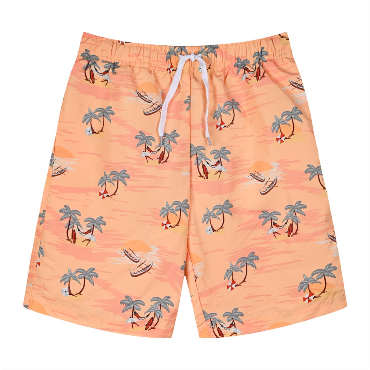 SWIM SHORTS TROPICAL PRINT ORANGE BOY ENERGIERS S6-16