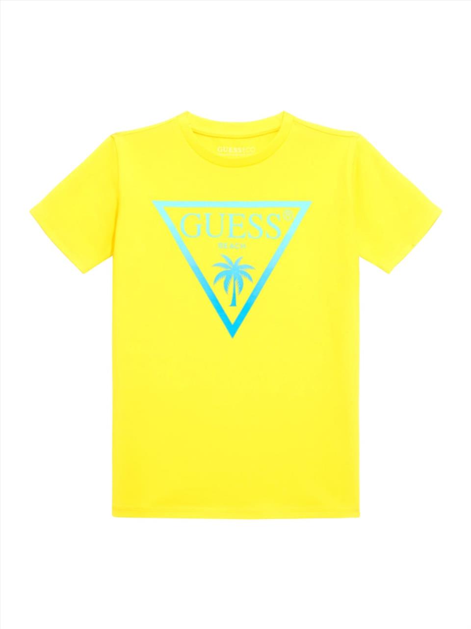 TSHIRT K/M COTTON YELLOW BOY GUESS S8-16