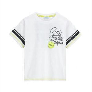 TSHIRT K/M COTTON WHITE BOY ORIGINAL MARINES S2-9